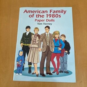 American Family of the 1980s Paper Dolls Book